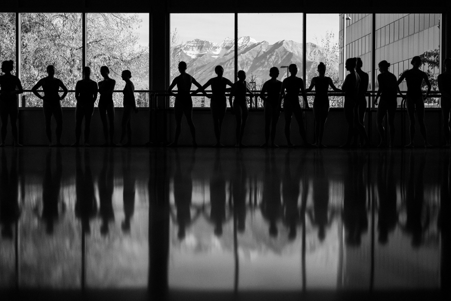 dancers silhouettes